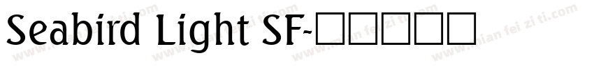 Seabird Light SF字体转换
